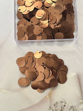 20 mm (2 cm) Pul Çanta, Supla, Patik Pulu 25 gr 36 Kahverengi