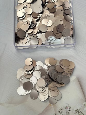 20 mm (2 cm) Pul Çanta, Supla, Patik Pulu 25 gr 41 Vizon