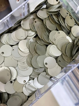 20 mm (2 cm) Pul Çanta, Supla, Patik Pulu 25 gr 44 Kuşkonmaz Yeşil