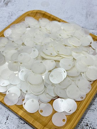 20 mm (2 cm) Pul Çanta, Supla, Patik Pulu 25 gr 49 Sedef Görümlü Krem