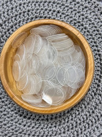 20 mm (2 cm) Hologram/Yanardöner Pul Çanta, Supla, Patik Pulu 25 gr 11 Şeffaf