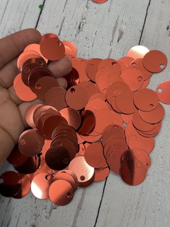 20 mm (2 cm) Pul Çanta, Supla, Patik Pulu 25 gr 59 Koyu Kiremit