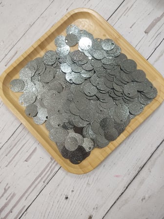 20 mm (2 cm) Gofrajlı Pul Çanta, Supla, Patik Pulu 25 gr 5 Gofrajlı Antrasit