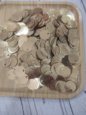 20 mm (2 cm) Gofrajlı Pul Çanta, Supla, Patik Pulu 25 gr 6 Gofrajlı Gold