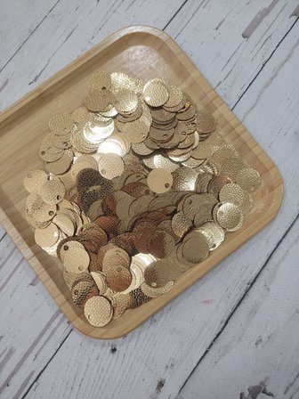 20 mm (2 cm) Gofrajlı Pul Çanta, Supla, Patik Pulu 25 gr 6 Gofrajlı Gold