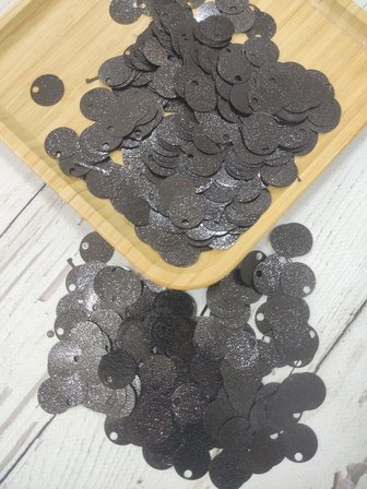20 mm (2 cm) Gofrajlı Pul Çanta, Supla, Patik Pulu 25 gr 2 Gofrajlı Siyah