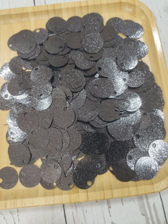 20 mm (2 cm) Gofrajlı Pul Çanta, Supla, Patik Pulu 25 gr 2 Gofrajlı Siyah