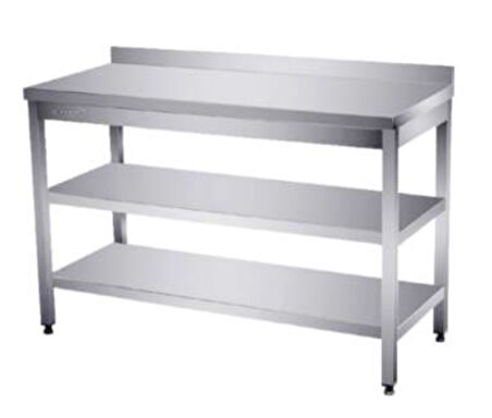 Pimak Taban ve Ara Raflı Çalışma Tezgahı 60 x 60 x 85 (cm)