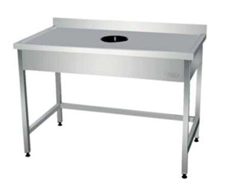 Pimak Bulaşık Sıyırma Tezgahı 90 x 60 x 85 (cm)