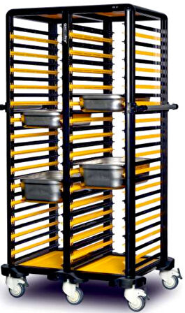 Gastrolley İkili Gn Küvet Taşıma Arabası 150 (EtRafı Açık)