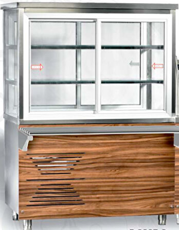 Pimak Soğutmalı Teşhir Ünitesi 100 x 70 x 160 (cm)