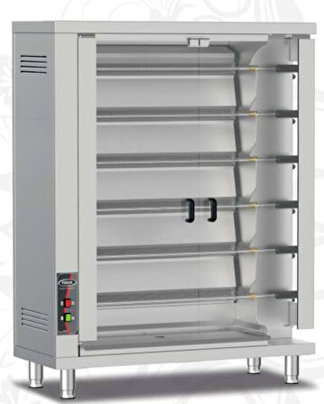 Pimak Radyanlı Piliç Çevirme Makinesi Tüplü 36 Piliç