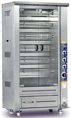 Pimak Dik Tip Piliç Çevirme Makinesi 30 piliç Elektrikli