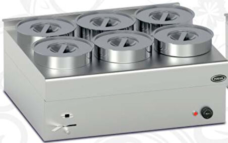 Pimak Elektrikli Sos Benmarisi 6'lı 72 x 65 x 35 (cm)