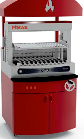 Pimak Elektrikli Asansörlü Izgara 11 + 1 Şiş 108 x 106 x 215 (cm)