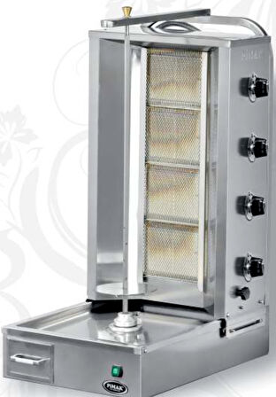 Pimak Doğalgazlı Alt Motorlu Döner Makinası 5 Gözlü