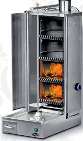 Pimak Kömürlü Döner Makinesi 4 Radyan Motorlu