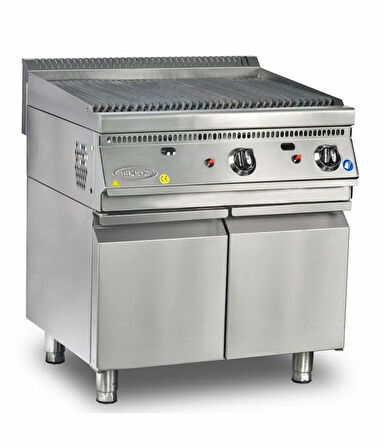 Pimak Tüplü Lavtaşlı Izgara 85x90x85