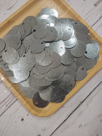 30 mm (3 cm) Gofrajlı Pul Çanta, Supla, Patik Pulu 25 gr 3 Gofrajlı Antrasit