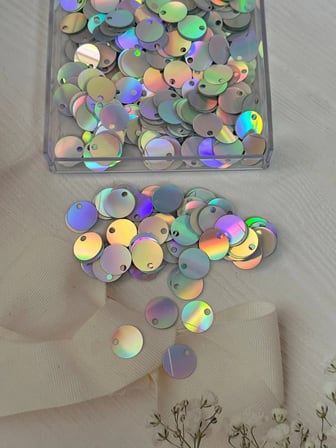 20 mm (2 cm) Hologram/Yanardöner Pul Çanta, Supla, Patik Pulu 25 gr 20 Gold Hologram