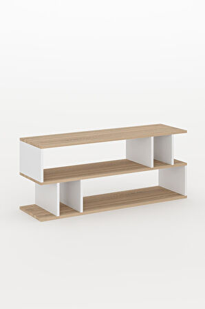 Selya TV Sehpası Beyaz Meşe