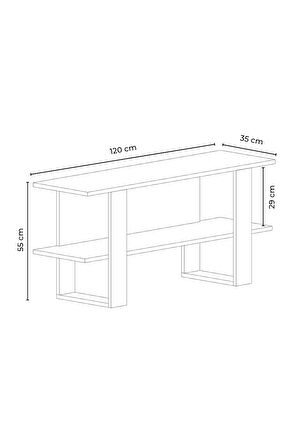 Harta TV Sehpası Beyaz