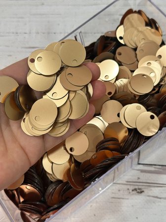 20 mm (2 cm) Pul Çanta, Supla, Patik Pulu 25 gr 61 Buğday Rengi
