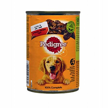 Pedigree Sığır Etli Yetişkin Köpek Konserve Maması 6x400 Gr 