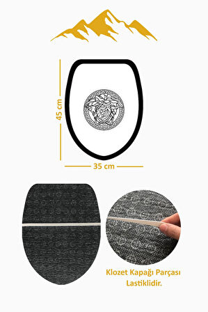 Modern Desenli Dijital Baskı 3’lü Banyo Paspas Takımı Yıkanabilir Kaymaz Tabanlı Klozet Takımı KLZ0045