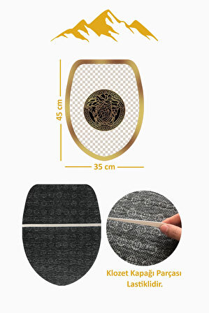 Modern Desenli Dijital Baskı 3’lü Banyo Paspas Takımı Yıkanabilir Kaymaz Tabanlı Klozet Takımı KLZ0048