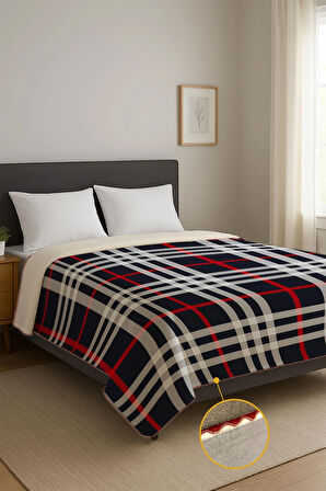 Soft Touch Çift Kişilik Yumuşak Dokulu Modern Konfor Serisi Battaniye YBT0003