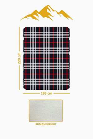 Soft Touch Çift Kişilik Yumuşak Dokulu Modern Konfor Serisi Battaniye YBT0003