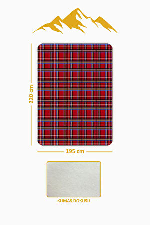 Soft Touch Çift Kişilik Yumuşak Dokulu Modern Konfor Serisi Battaniye YBT0004