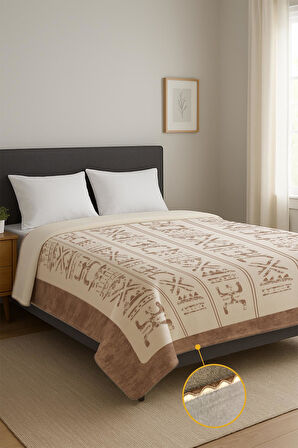 Soft Touch Çift Kişilik Yumuşak Dokulu Modern Konfor Serisi Battaniye YBT0005