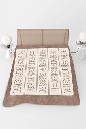 Soft Touch Çift Kişilik Yumuşak Dokulu Modern Konfor Serisi Battaniye YBT0005