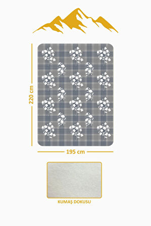 Soft Touch Çift Kişilik Yumuşak Dokulu Modern Konfor Serisi Battaniye YBT0009