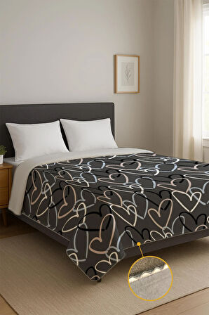 Soft Touch Çift Kişilik Yumuşak Dokulu Modern Konfor Serisi Battaniye YBT0010