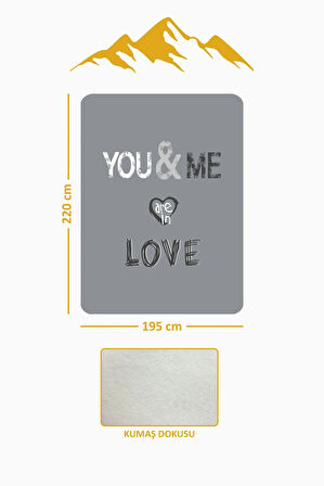 Soft Touch Çift Kişilik Yumuşak Dokulu Modern Konfor Serisi Battaniye YBT0011