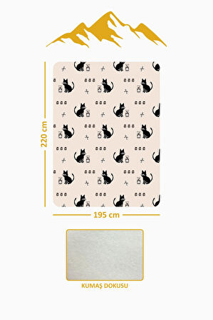 Soft Touch Çift Kişilik Yumuşak Dokulu Modern Konfor Serisi Battaniye YBT0015