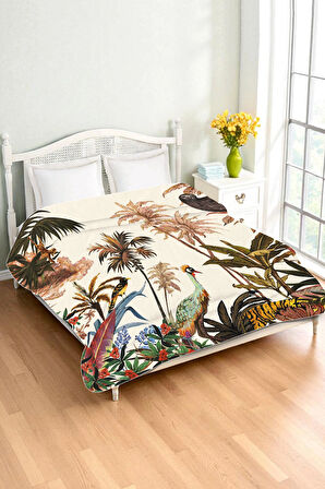 Lüks Çift Kişilik Bambu Battaniye Yumuşacık  ve Şık Tasarım (200X220 cm) BBT0002