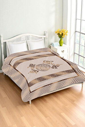 Lüks Çift Kişilik Bambu Battaniye Yumuşacık  ve Şık Tasarım (200X220 cm) BBT0009