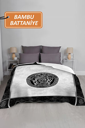 Lüks Çift Kişilik Bambu Battaniye Yumuşacık  ve Şık Tasarım (200X220 cm) BBT0013