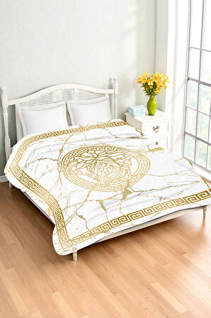 Lüks Çift Kişilik Bambu Battaniye Yumuşacık  ve Şık Tasarım (200X220 cm) BBT0014