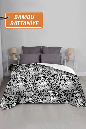 Lüks Çift Kişilik Bambu Battaniye Yumuşacık  ve Şık Tasarım (200X220 cm) BBT0020