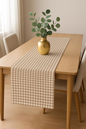 Şık Dokulu Leke Tutmaz Masa Örtüsü MSRT015