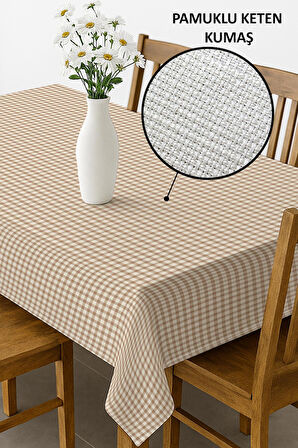Şık Dokulu Leke Tutmaz Masa Örtüsü MSRT015