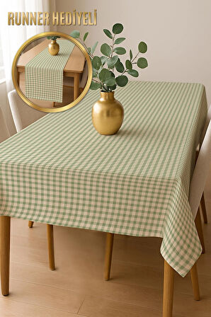 Şık Dokulu Leke Tutmaz Masa Örtüsü MSRT016