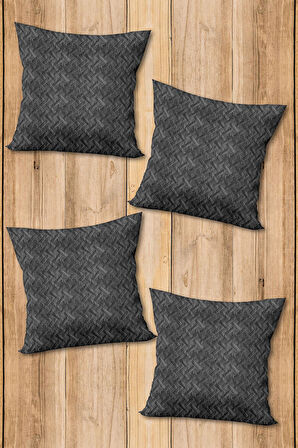 Dijital Baskılı Yumuşak Dokulu 4’lü Kırlent Kılıfı Takımı (43x43 cm) KRL0016