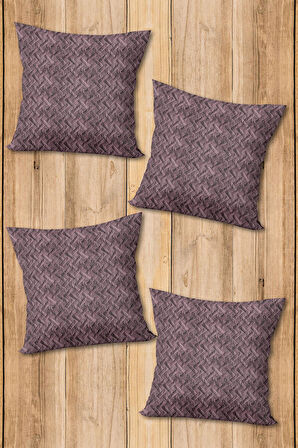 Dijital Baskılı Yumuşak Dokulu 4’lü Kırlent Kılıfı Takımı (43x43 cm) KRL0017