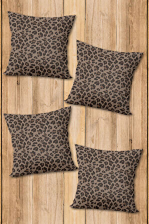 Dijital Baskılı Yumuşak Dokulu 4’lü Kırlent Kılıfı Takımı (43x43 cm) KRL0022